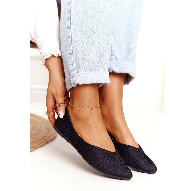 Delicata Ballerina In Spitz Vinceza 2187 Nera nero 3