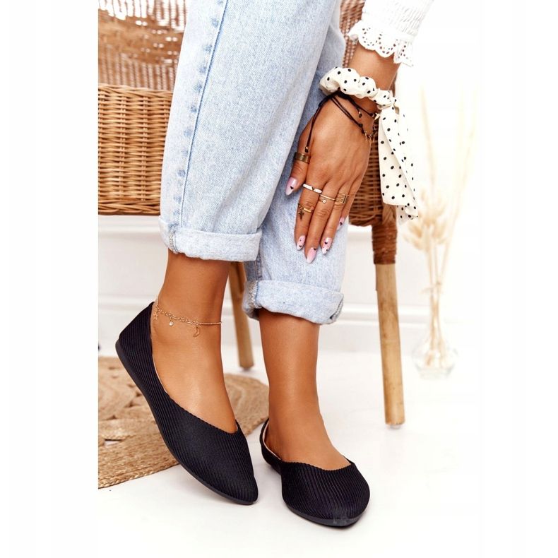 Delicata Ballerina In Spitz Vinceza 2187 Nera nero 4