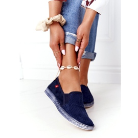Espadrillas traforate Big Star HH276004 Navy Blue blu navy 2