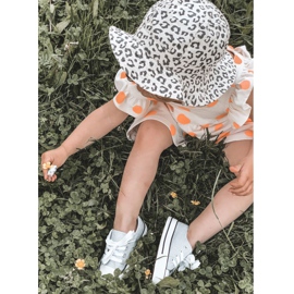 Sneaker argento glitter per bambini 888-1b 5