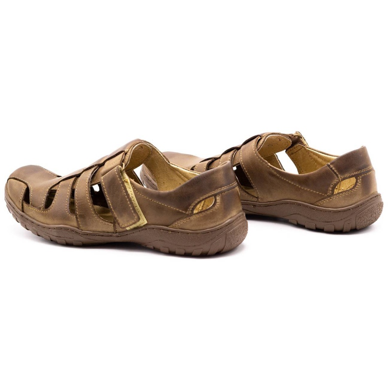Polbut Scarpe traforate da uomo 237 per l'estate marrone 1