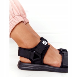Sandali sportivi da donna Big Star HH274A024 Black nero 4