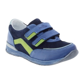 Scarpe da ragazzo con le rape Ren But 3261 gr multicolore verde blu 1