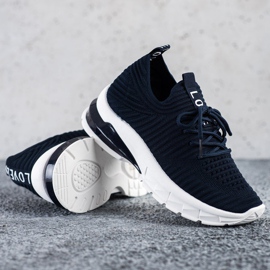 SHELOVET Sneakers blu navy sulla piattaforma 1