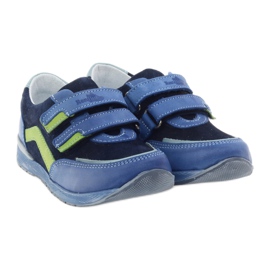 Scarpe da ragazzo con le rape Ren But 3261 gr multicolore verde blu 4