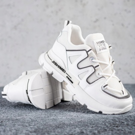 SHELOVET Sneakers bianche alla moda bianca 1