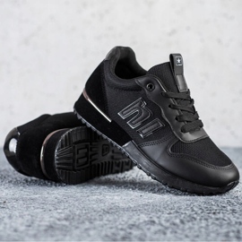 SHELOVET Scarpe da ginnastica classiche nero 1
