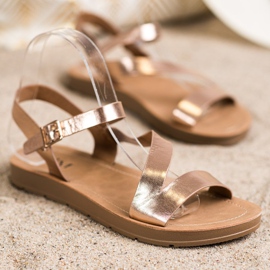 Cm Paris Sandali casual con ecopelle d'oro 1
