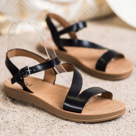 Cm Paris Sandali casual con ecopelle nero 1