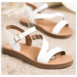 Cm Paris Sandali casual con ecopelle bianca 1