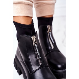 PS1 Stivali da donna da lavoro con cerniera Black Cheers nero 2