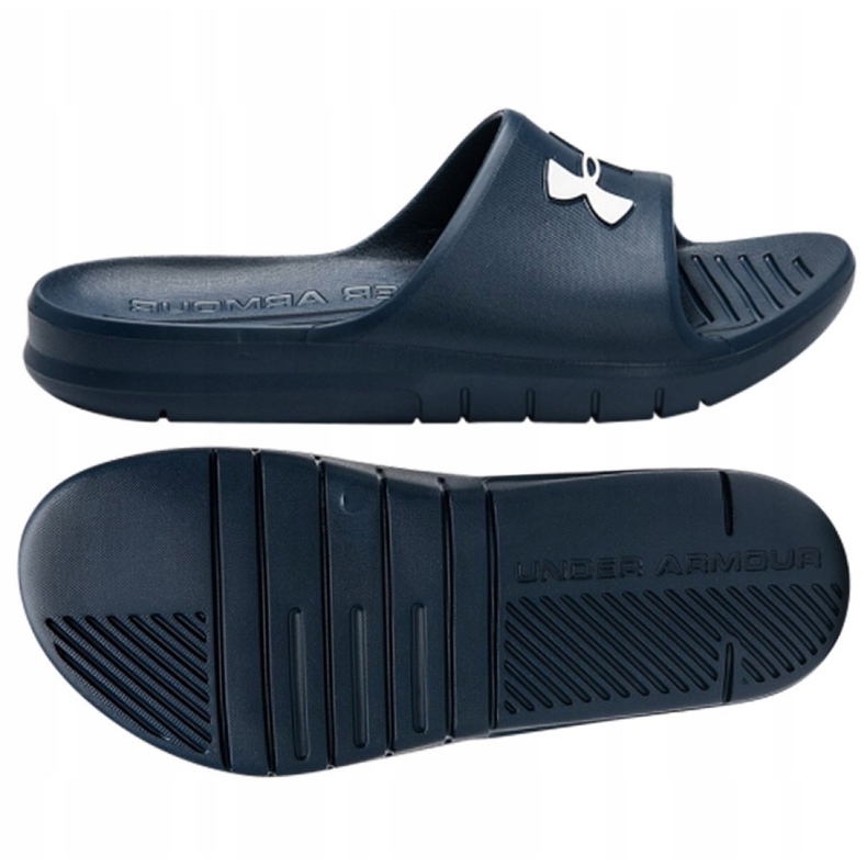 Under Armour Core PTH SL 3021286-400 Flop in schiuma blu 1