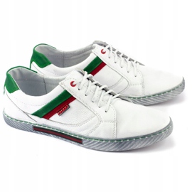 Polbut Scarpe da uomo bianche J47 bianco 2