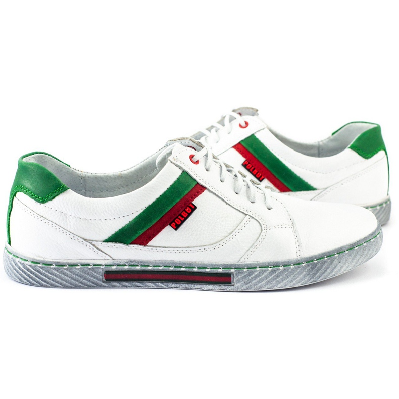 Polbut Scarpe da uomo bianche J47 bianca 4