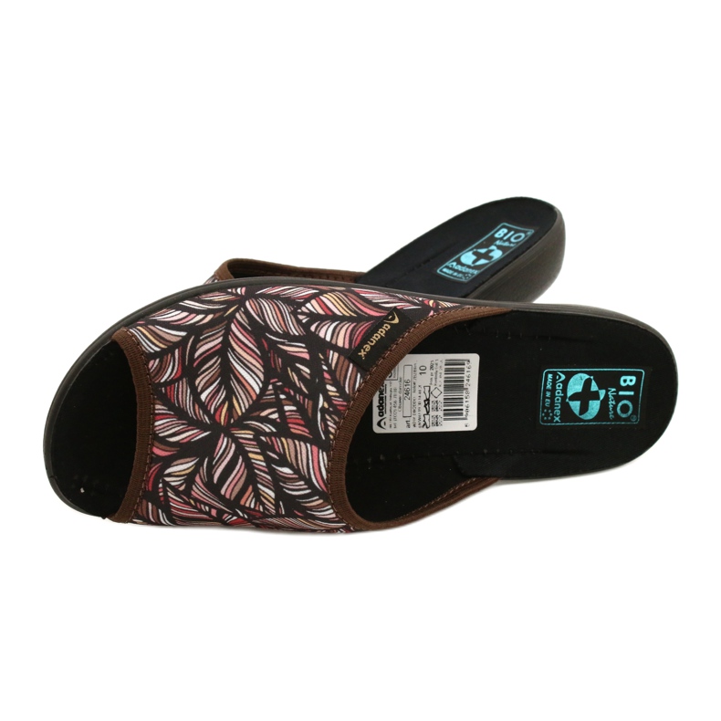 Adanex Tęg lascia le infradito. G1 / 2 24616 beige marrone rosso 5