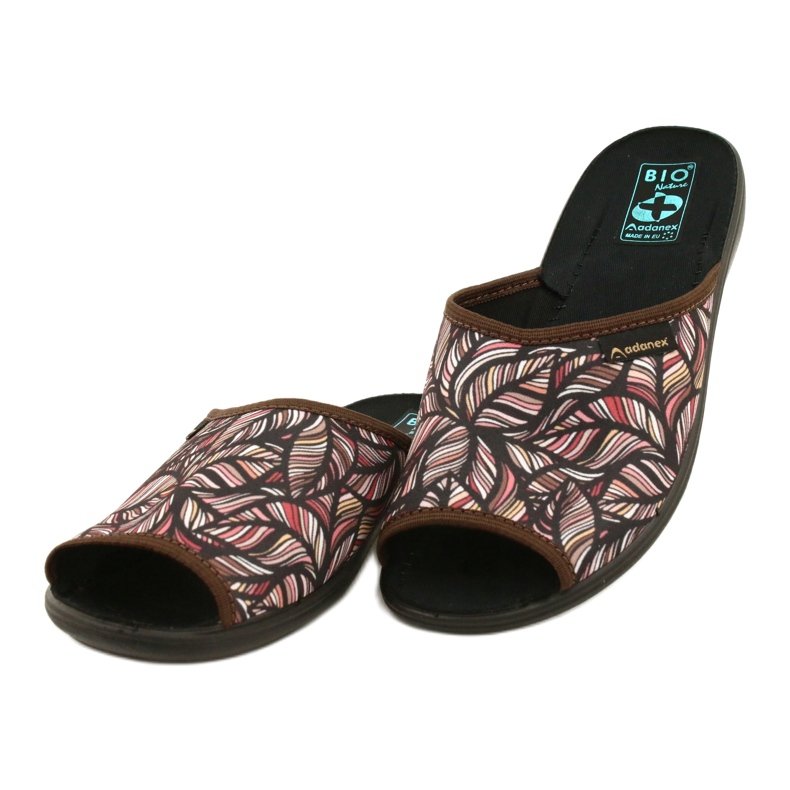 Adanex Tęg lascia le infradito. G1 / 2 24616 beige marrone rosso 3