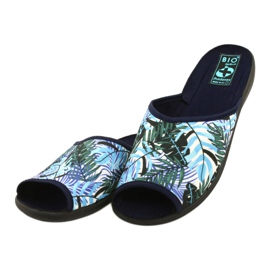 Adanex Tęg lascia le infradito. G1 / 2 25906 bianca blu verde 3