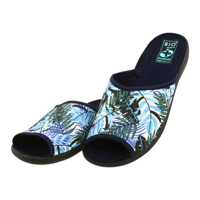 Adanex Tęg lascia le infradito. G1 / 2 25906 bianca blu verde 3