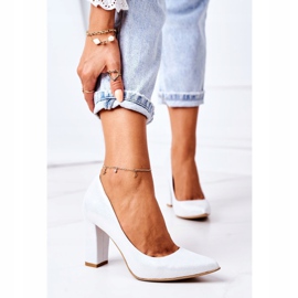Décolleté in raso con motivo animalier Lewski Shoes 2453 Argento 2