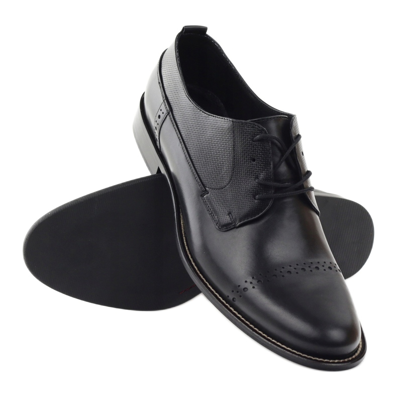Scarpe uomo nere classiche Badura 7599 nero 3