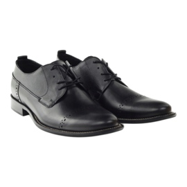 Scarpe uomo nere classiche Badura 7599 nero 4