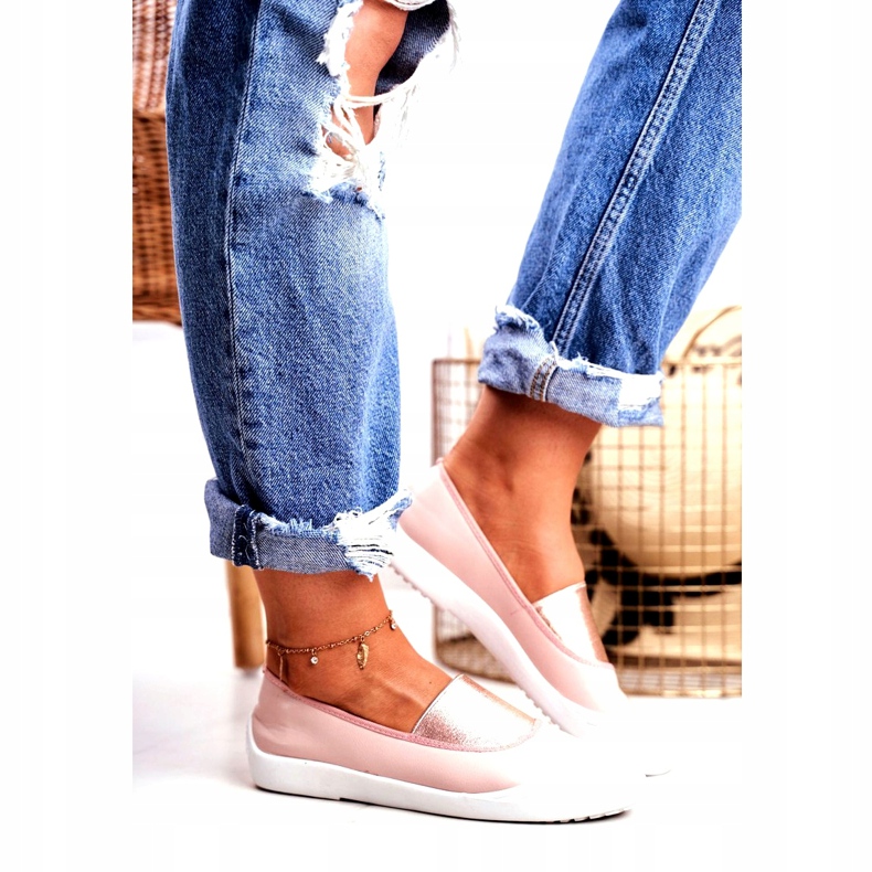 LU BOO Sneakers Slip On Sneakers Slip-on Rosa Justy 1