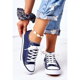 Sneakers da donna Classic Navy Blue Omerta 2