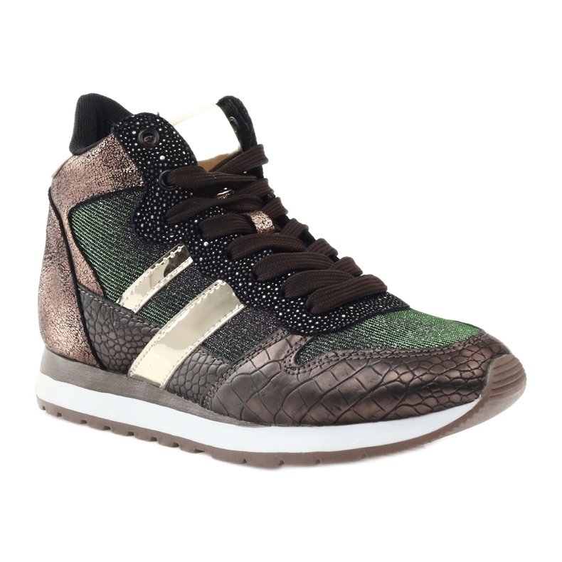 McArthur Scarpe sportive in rame metallico femminile marrone 1