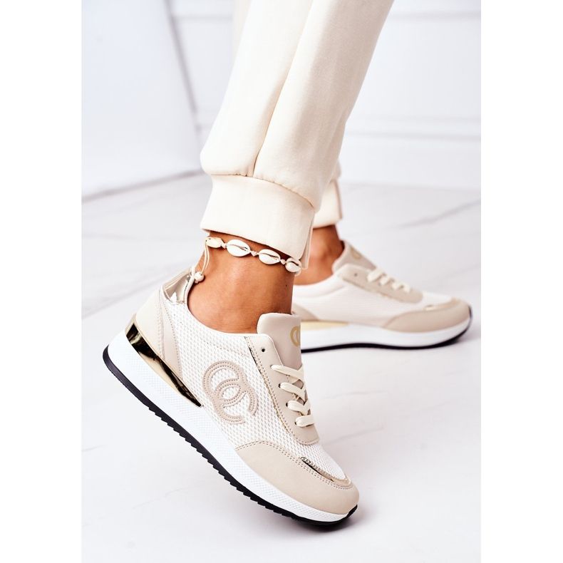 PE1 Scarpe Sportive Donna Sneakers Beige Under Control 2