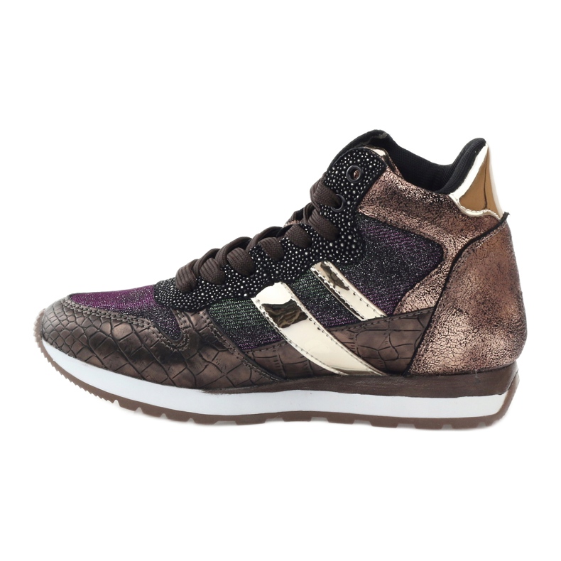 McArthur Scarpe sportive in rame metallico femminile marrone 2