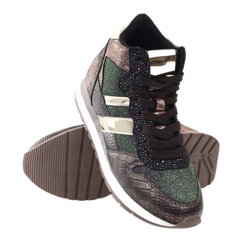 McArthur Scarpe sportive in rame metallico femminile marrone 3