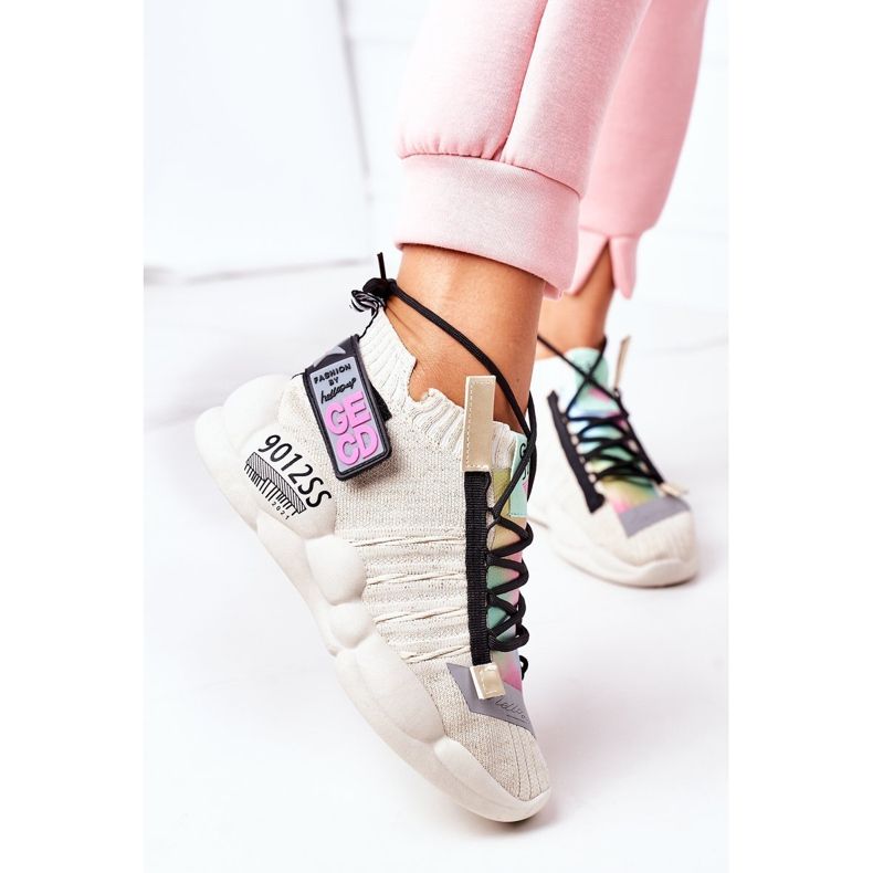 PS1 Scarpe sportive da donna Sneakers Beige Bubble Tea 2