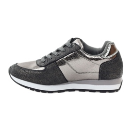 McArthur Scarpe sportive metalliche grigio-grigio da donna 2