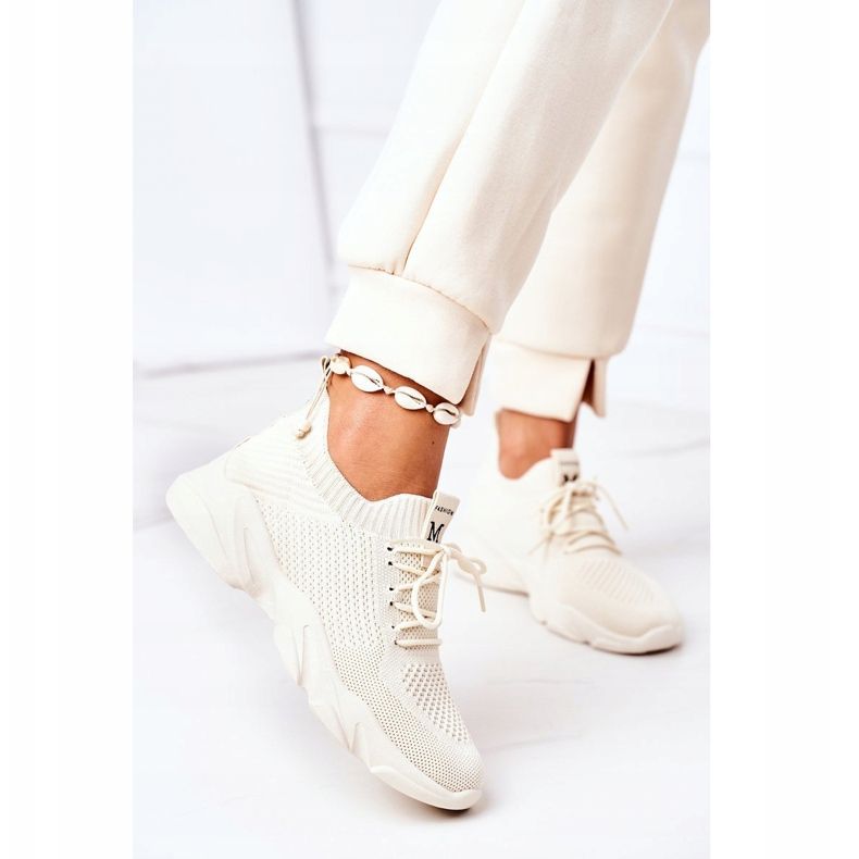 PS1 Scarpe Sportive da Donna Sneakers Beige Fashion 2