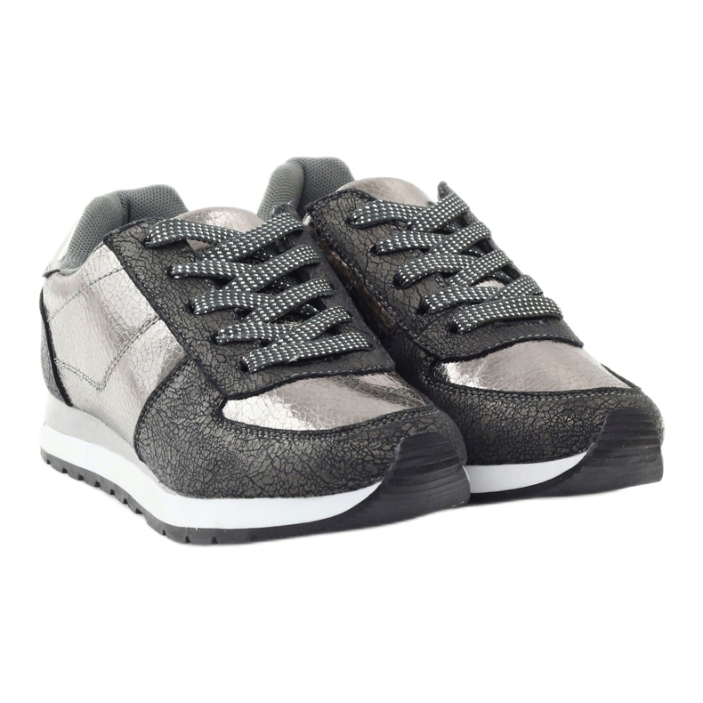 McArthur Scarpe sportive metalliche grigio-grigio da donna 4