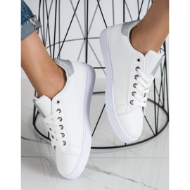 SHELOVET Scarpe sportive casual bianca 2