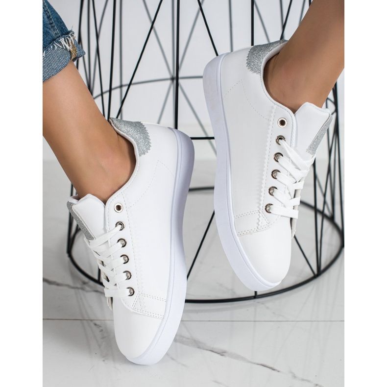 SHELOVET Scarpe sportive casual bianco 2