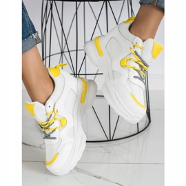 SHELOVET Sneakers bianche alla moda bianca 2