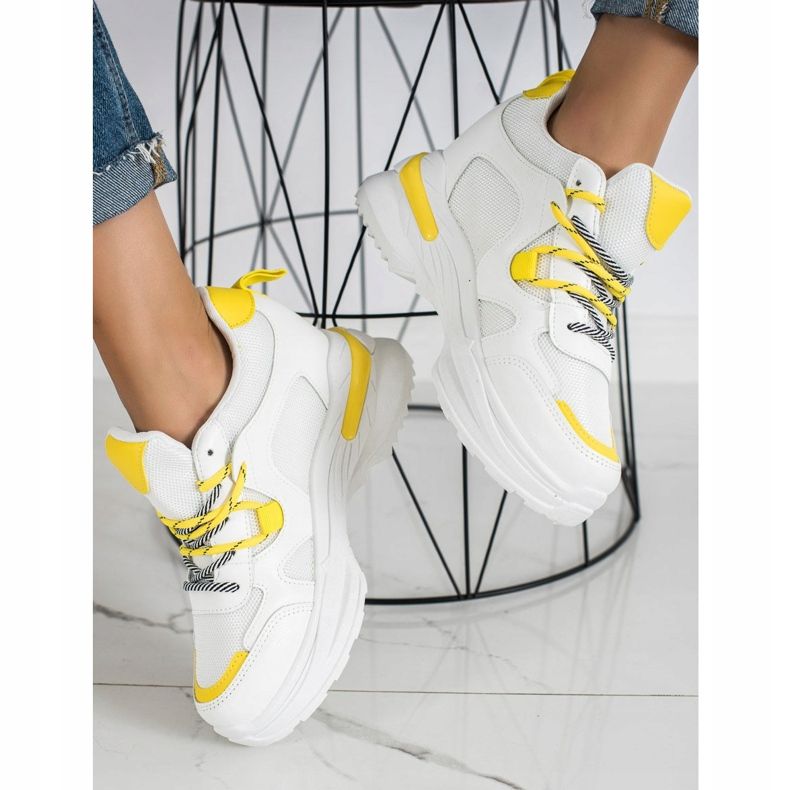 SHELOVET Sneakers bianche alla moda bianca 2