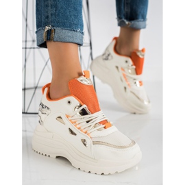 Marquiz Scarpe da ginnastica alla moda beige 1