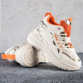 Marquiz Scarpe da ginnastica alla moda beige 2