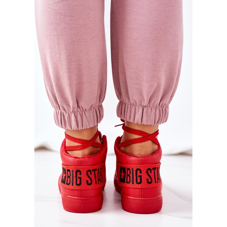 Sneakers da donna Big Star Warm Red EE274354 rosso 2