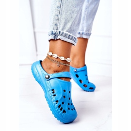 Flameshoes Pantofole Donna Blue Light Crocs Eva 2