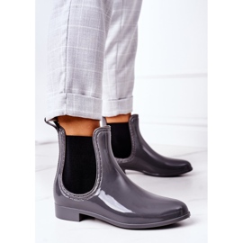 Stivali Jodhpur Ombrello Grigio Lucido 1