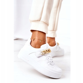 Scarpe Sportive Sneakers Con Catena Bianche One Chance bianca 1