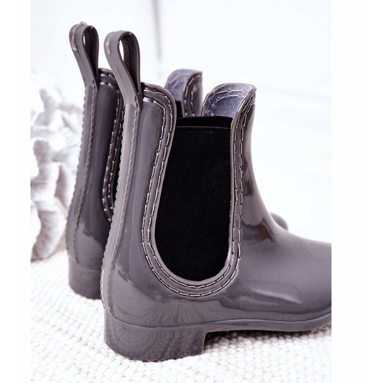 Stivali da bambino Galoshes Jodhpur Grey Lily grigio 1