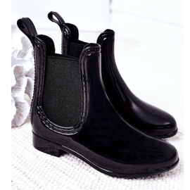 Galosce per bambini Stivali Jodhpur neri Lily nero 2
