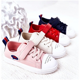 Apawwa Scarpe da ginnastica rosse con velcro per bambini rosso 1