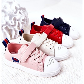 Apawwa Sneakers per bambini in velcro blu navy per bambini 1