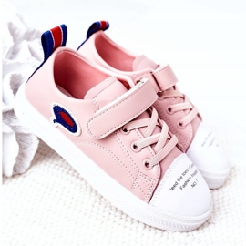 Apawwa Scarpe da ginnastica in velcro rosa per bambini Cartoon 2